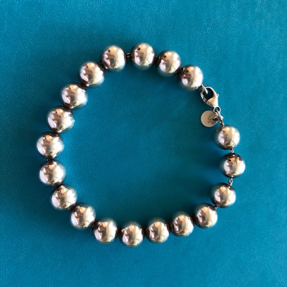 COPY - Tiffany and Co. Silver Ball Bracelet
